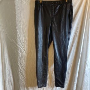 Woman’s faux leather pants size 12/14